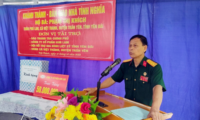 Yên Bái: Khánh thành, bàn giao 3 nhà tình nghĩa tại huyện Trấn Yên