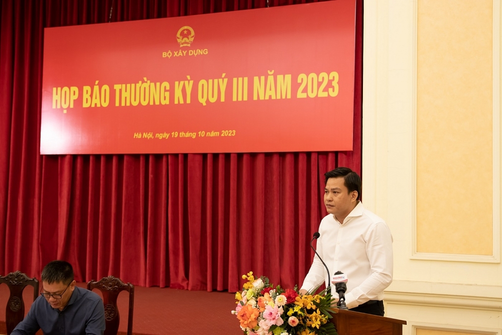 Bộ Xây dựng họp báo thường kỳ quý III/2023