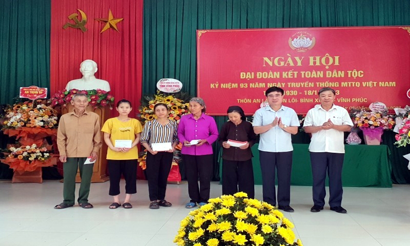 Bình Xuyên (Vĩnh Phúc): Sôi nổi ngày hội Đại đoàn kết toàn dân tộc tại thôn An Lão