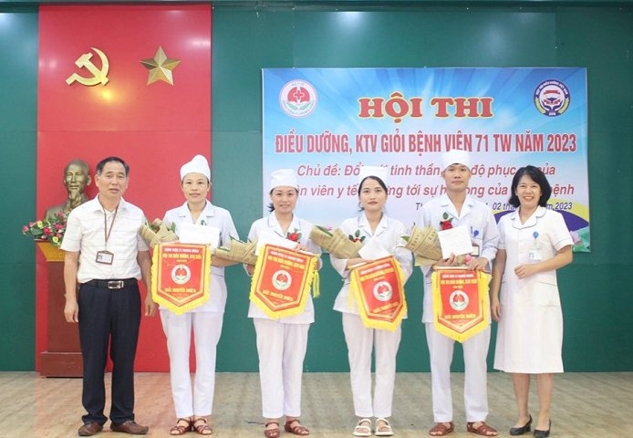 Thanh Hóa: Bệnh viện 71 Trung ương tổ chức Hội thi Điều dưỡng - Kỹ thuật viên giỏi năm 2023