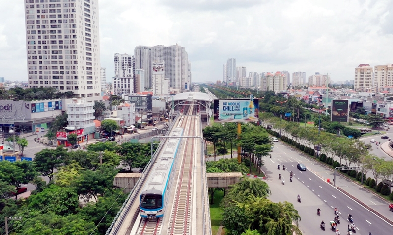 Thành phố Hồ Chí Minh: Dự án metro số 1 sắp hoàn thành, dự kiến bán vé vào tháng 7/2024