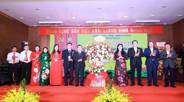 Tam Dương (Vĩnh Phúc): Khánh thành Khu thiết chế văn hóa thể thao Làng văn hóa kiểu mẫu đầu tiên của huyện