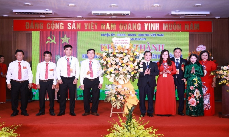 Tam Dương (Vĩnh Phúc): Khánh thành Khu thiết chế văn hóa thể thao Làng văn hóa kiểu mẫu đầu tiên của huyện