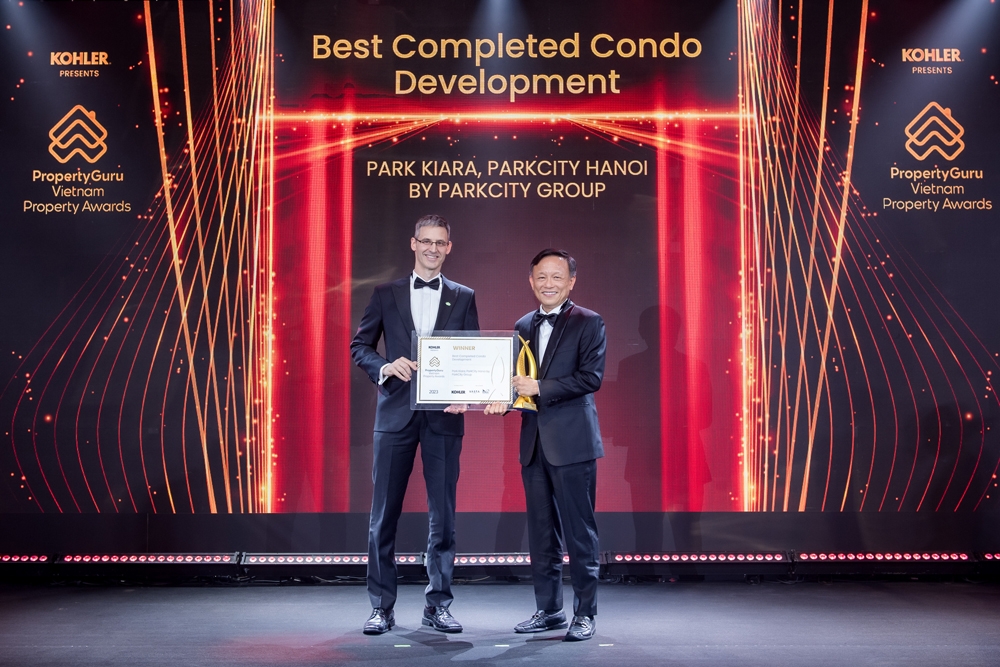 ParkCity Hanoi được vinh danh chiến thắng với 05 giải thưởng lớn tại lễ trao giải PropertyGuru Vietnam Property Awards 2023