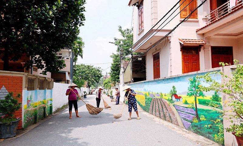 Vĩnh Tường (Vĩnh Phúc): Nét đẹp văn hóa từ những tuyến đường sáng - xanh - sạch - đẹp