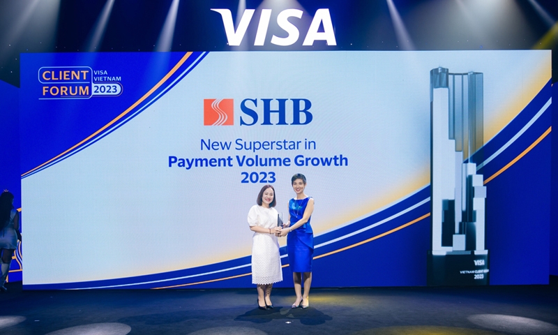 VISA vinh danh SHB là “Ngôi sao tăng trưởng thẻ năm 2023”