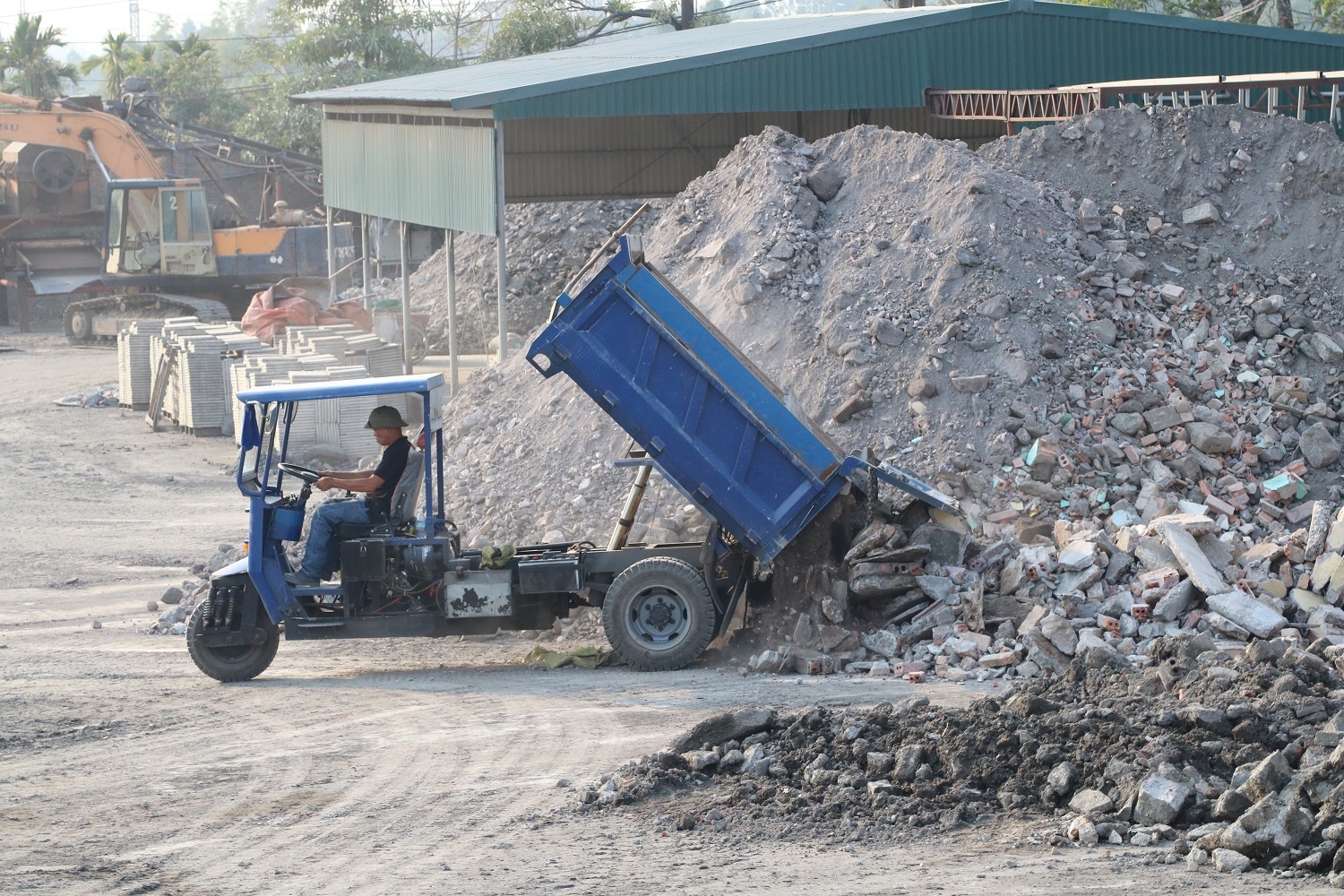 Bài 3: Đất thải mỏ chế biến làm vật liệu san nền