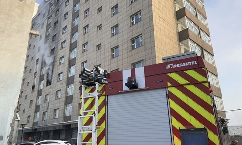7 người thiệt mạng trong vụ cháy chung cư tại Mông Cổ