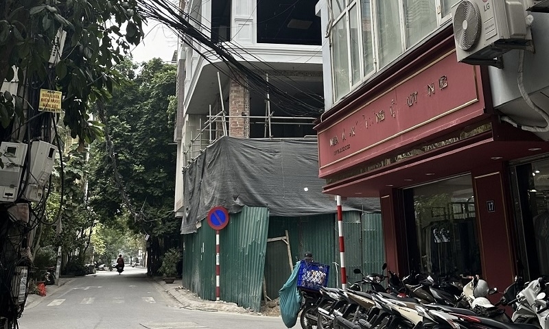 Đống Đa (Hà Nội): Hàng loạt công trình có dấu hiệu vi phạm trật tự xây dựng tại phường Ô Chợ Dừa?