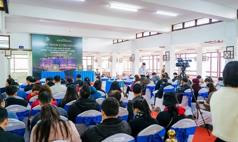 Quảng Ninh: Dự án nhà ở xã hội đầu tiên dành cho người thu nhập thấp tổ chức bốc thăm đợt 1 vị trí căn hộ