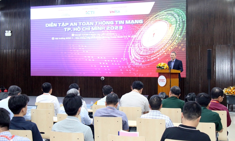 Thành phố Hồ Chí Minh tổ chức diễn tập an toàn thông tin mạng trong 4 ngày