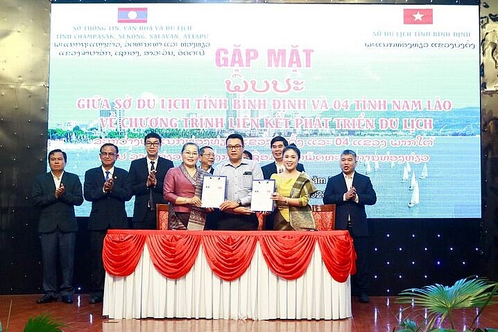 Sở Du lịch tỉnh Bình Định và 4 tỉnh Nam Lào liên kết phát triển du lịch