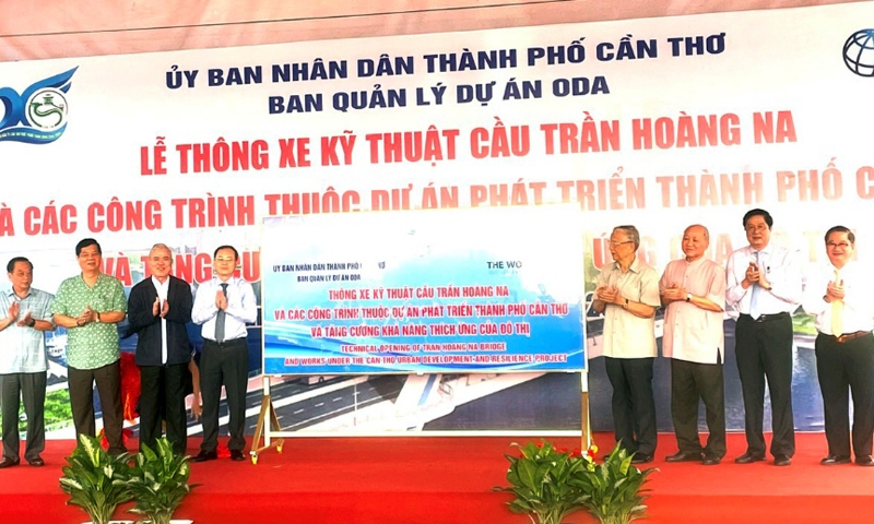 Cần Thơ: Thông xe kỹ thuật cầu Trần Hoàng Na