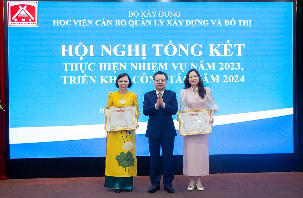 Học viện Cán bộ quản lý xây dựng và đô thị hoàn thành vượt mức chỉ tiêu đào tạo trong năm 2023