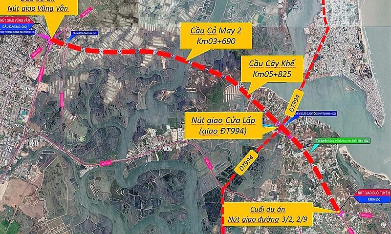 Đường nối với cao tốc Biên Hòa – Vũng Tàu: “Bệ phóng” của thành phố Vũng Tàu
