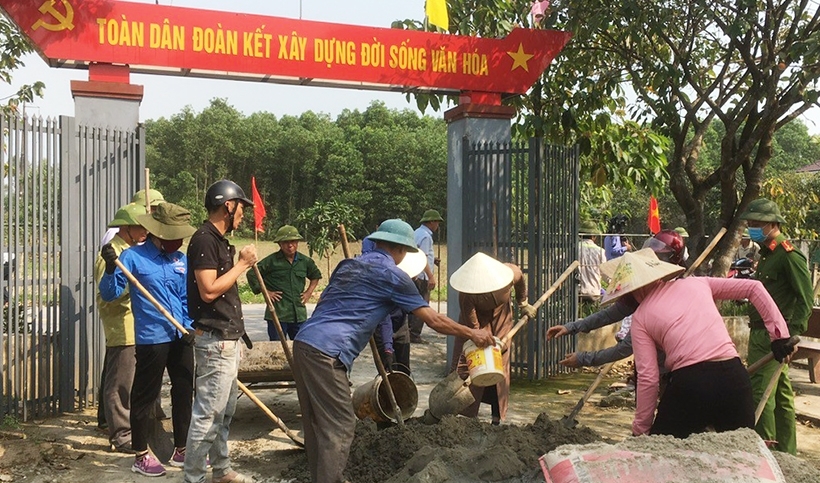 Hà Tĩnh: Sôi nổi khí thế xây dựng nông thôn mới, đô thị văn minh