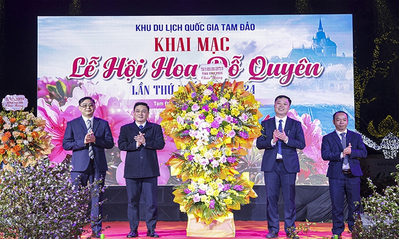 Vĩnh Phúc: Khai mạc Lễ hội hoa đỗ quyên lần thứ nhất năm 2024