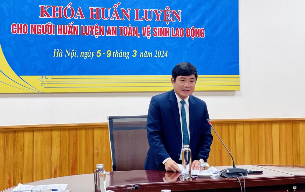 Khai giảng khoá huấn luyện cho người huấn luyện an toàn, vệ sinh lao động