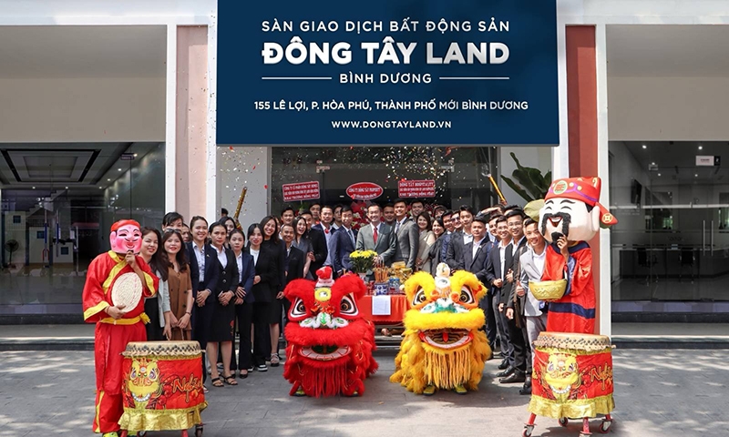 Đông Tây Land khai trương văn phòng tại Thành phố mới Bình Dương, mở rộng hệ thống giao dịch