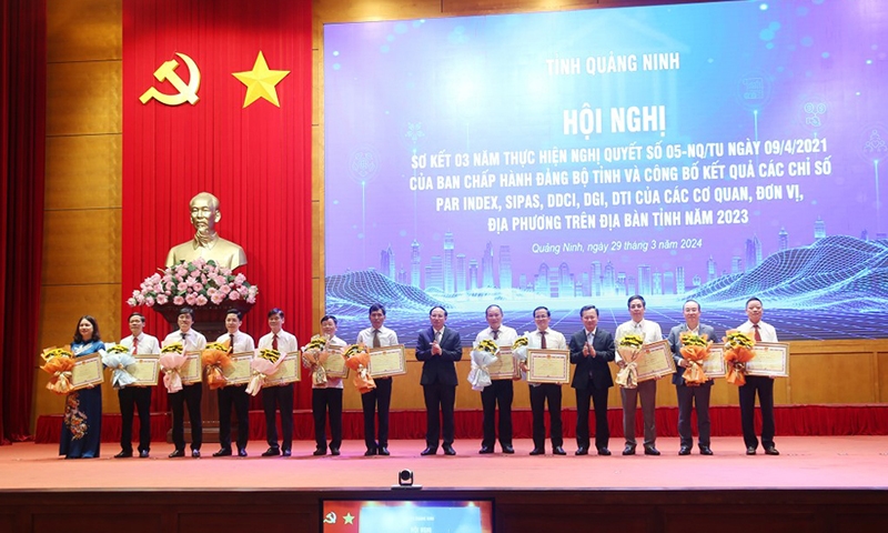 Quảng Ninh: Công bố kết quả các Chỉ số PAR INDEX, SIPAS, DDCI, DGI, DTI năm 2023