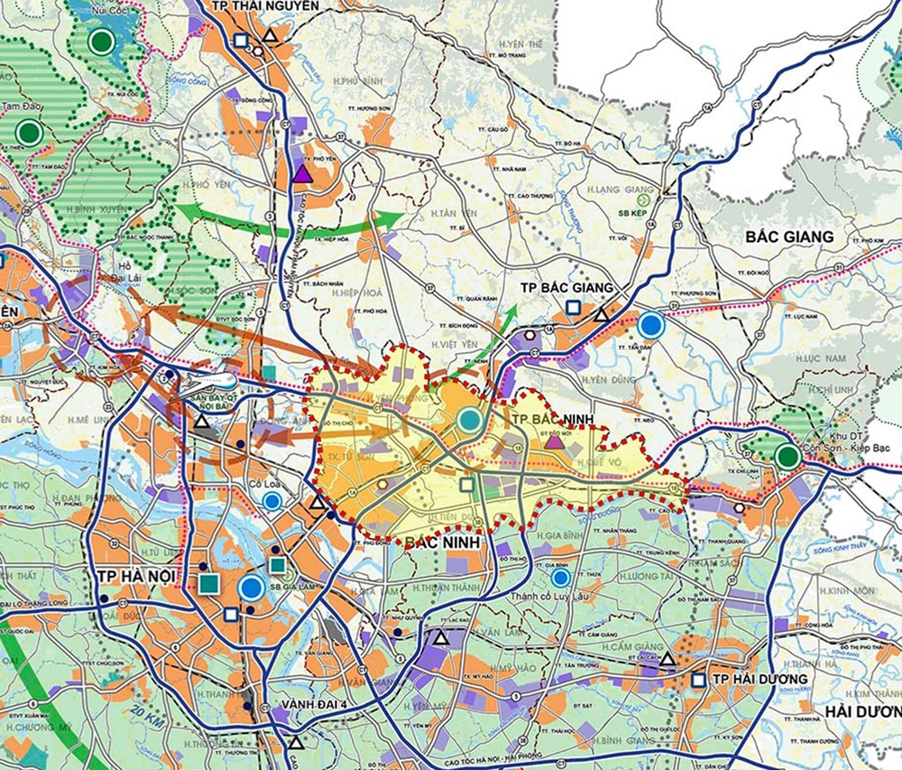 Bắc Ninh: Quy hoạch thêm 2 thành phố - 6 vùng kinh tế động lực