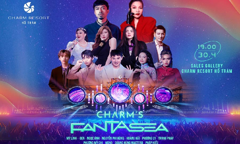 Charm Fantasea 2024 Hồ Tràm – Hoạt động sôi nổi dịp lễ 30/4