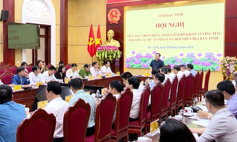 Bắc Ninh: Đồng hành cùng doanh nghiệp, tháo gỡ khó khăn, vướng mắc trong triển khai dự án nhà ở xã hội