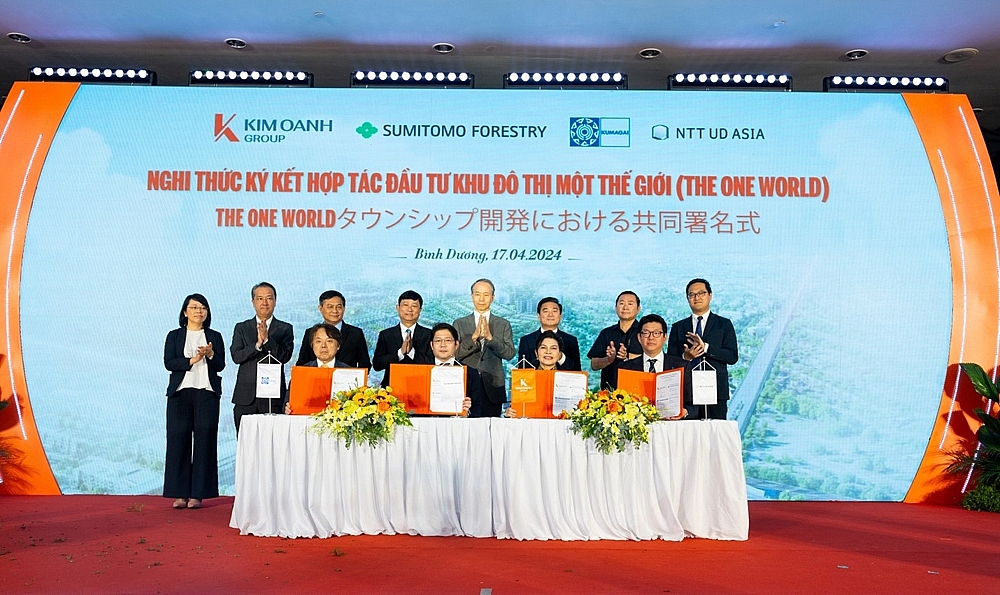 Bốn Tập đoàn Nhật Bản cùng Kim Oanh Group phát triển dự án Một Thế Giới – The One World