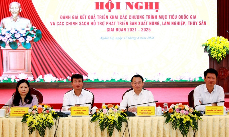 Yên Bái: Đánh giá kết quả triển khai các Chương trình mục tiêu quốc gia và chính sách hỗ trợ sản xuất nông, lâm nghiệp, thủy sản