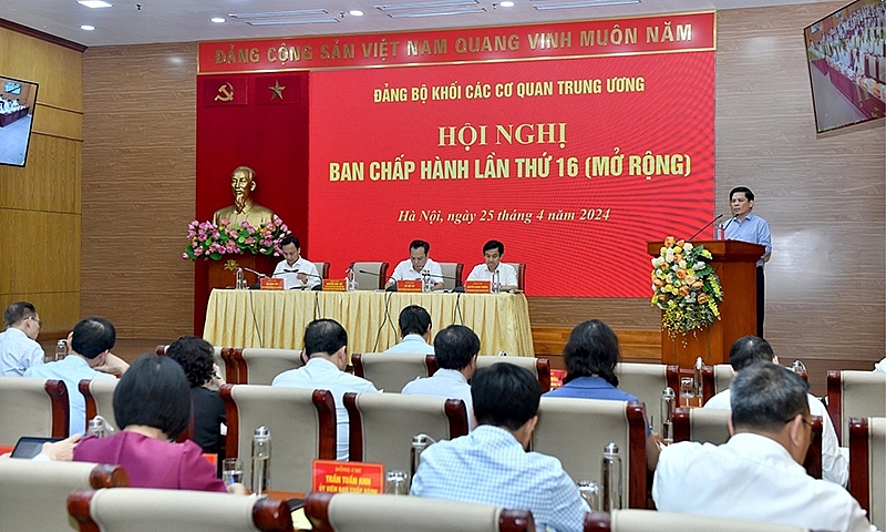 Đảng ủy Khối các cơ quan Trung ương tập trung triển khai nhiệm vụ công tác quý II/2024