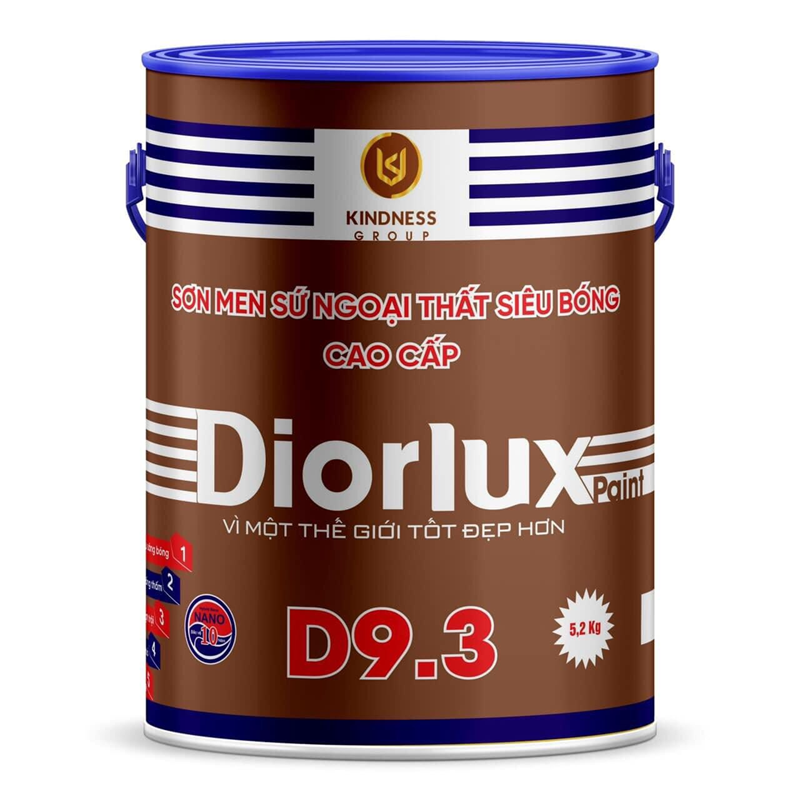 Sơn Diorlux - Đẳng cấp mới của sơn men sứ ngoại thất