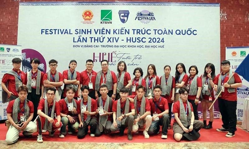 Trường Đại học Xây dựng Miền Tây đạt nhiều giải thưởng lớn tại Festival Sinh viên Kiến trúc toàn quốc lần thứ XIV-HUSC 2024