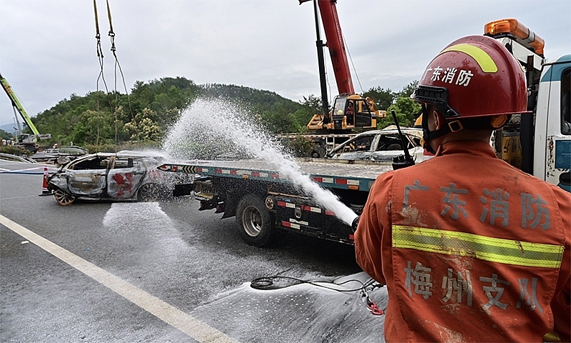 Vụ sập cao tốc tại Trung Quốc: Số nạn nhân thiệt mạng tăng lên 36 người