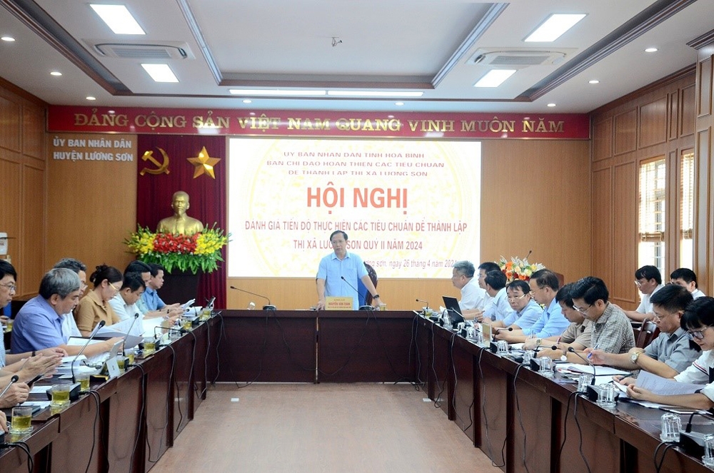 Hòa Bình: Đẩy nhanh tiến độ xây dựng huyện Lương Sơn trở thành đơn vị hành chính cấp thị xã