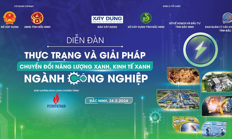 Sắp diễn ra Diễn đàn “Thực trạng và giải pháp chuyển đổi năng lượng xanh - kinh tế xanh ngành công nghiệp” do 789club ios
 tổ chức