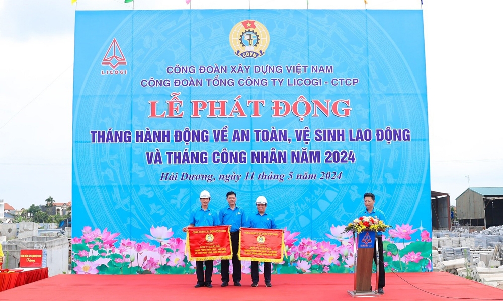 Tổng Công ty LICOGI phát động Tháng Công nhân, Tháng hành động về an toàn vệ sinh lao động