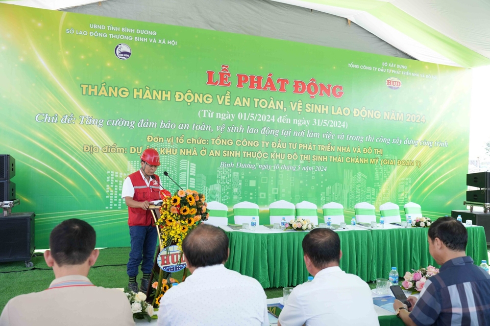 Tổng Công ty HUD: Phát động “Tháng Hành động về an toàn, vệ sinh lao động” năm 2024