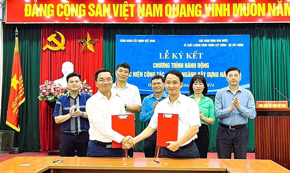 Phối hợp triển khai thực hiện công tác an toàn, vệ sinh lao động ngành Xây dựng năm 2024