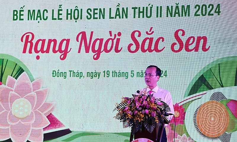 200.000 lượt người tham quan, du lịch Lễ hội Sen Đồng Tháp lần thứ II năm 2024