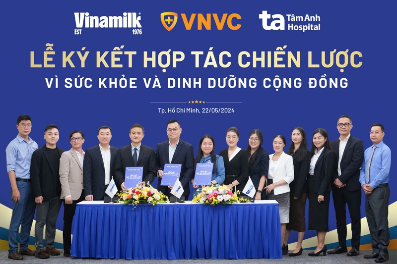 Kết hợp y tế và dinh dưỡng, Vinamilk hợp tác chiến lược với VNVC và Bệnh viện Tâm Anh