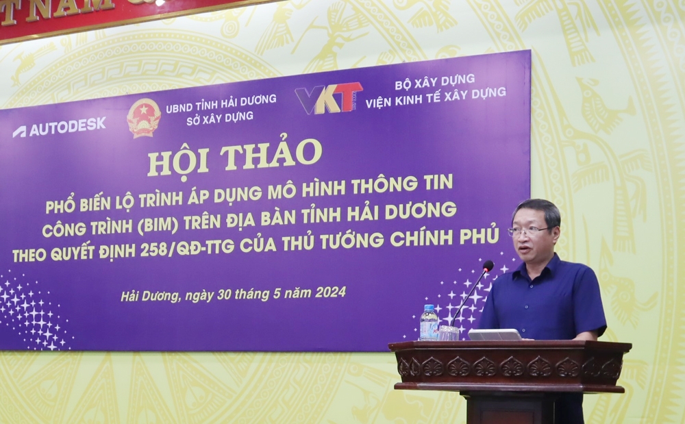 Hải Dương: Phổ biến lộ trình áp dụng mô hình thông tin công trình (BIM)