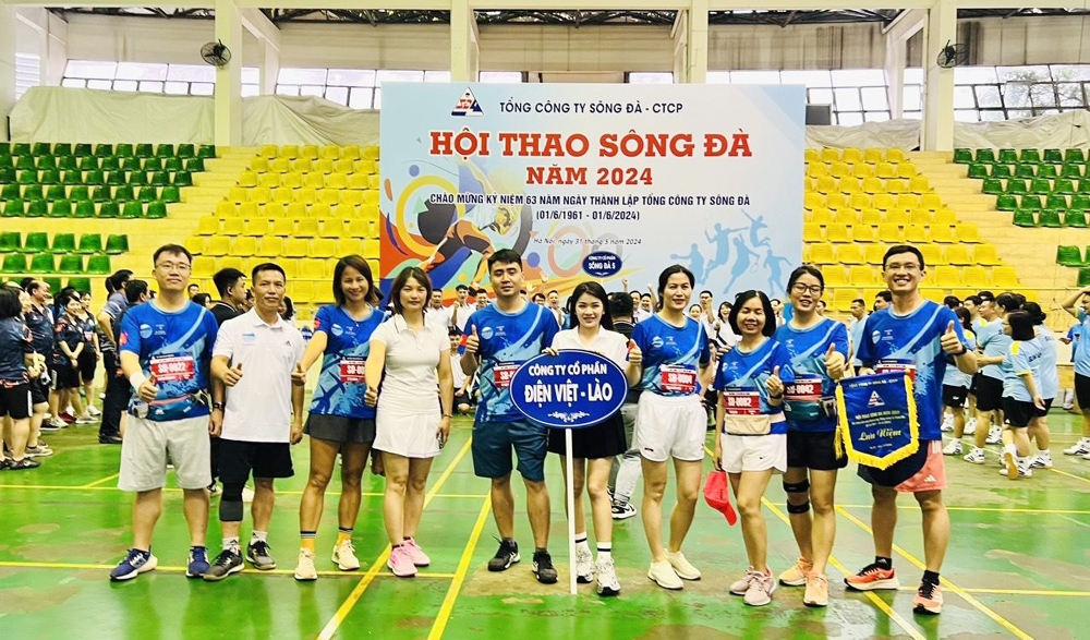 Tổng Công ty Sông Đà - CTCP tổ chức Hội thao năm 2024 chào mừng ngày thành lập