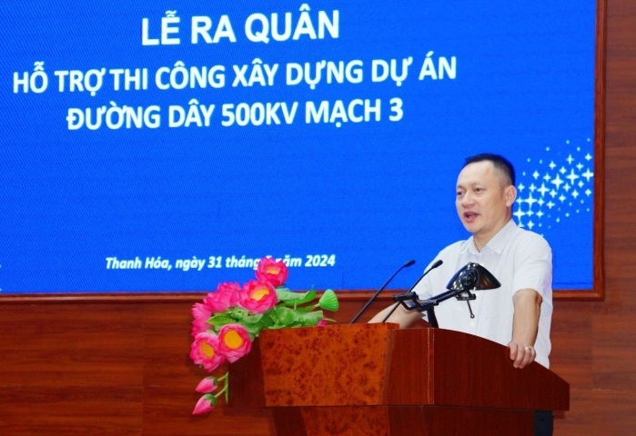 Thanh Hóa: Ra quân hỗ trợ thi công xây dựng dự án đường dây 500kV mạch 3