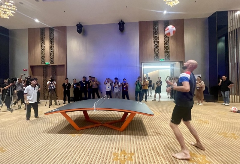 Quy Nhơn là địa điểm đầu tiên tại châu Á tổ chức giải Teqball