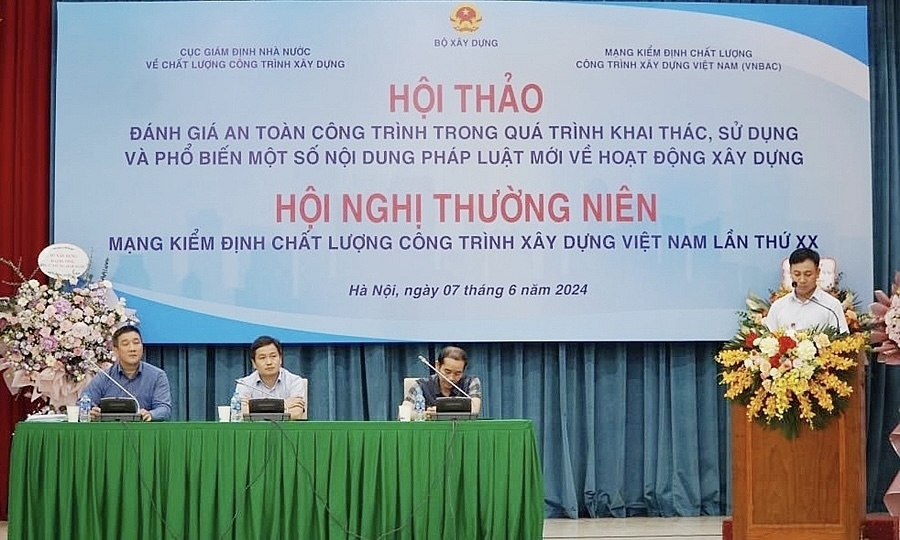 Hội nghị thường niên Mạng kiểm định chất lượng công trình xây dựng Việt Nam lần thứ XX