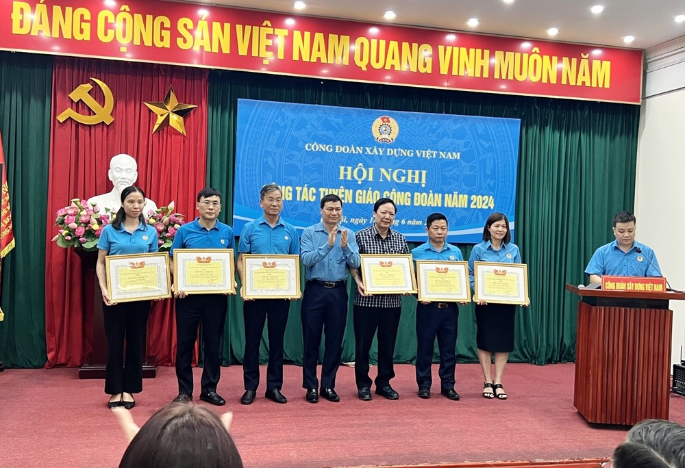 Công đoàn Xây dựng Việt Nam: Tổ chức Hội nghị Công tác tuyên giáo công đoàn năm 2024