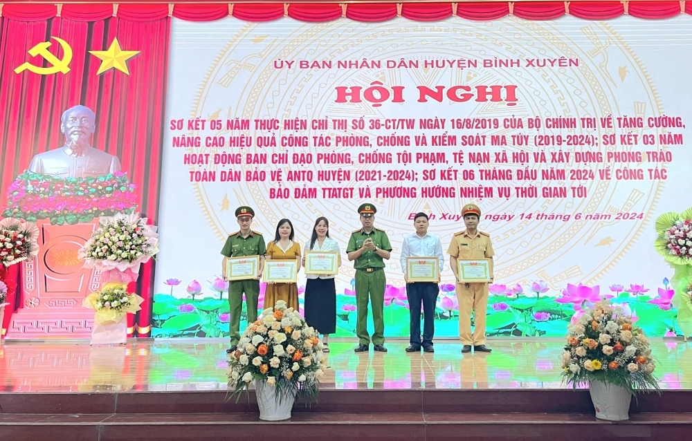 Bình Xuyên (Vĩnh Phúc): Tình hình an ninh chính trị, trật tự an toàn xã hội được giữ vững và ổn định