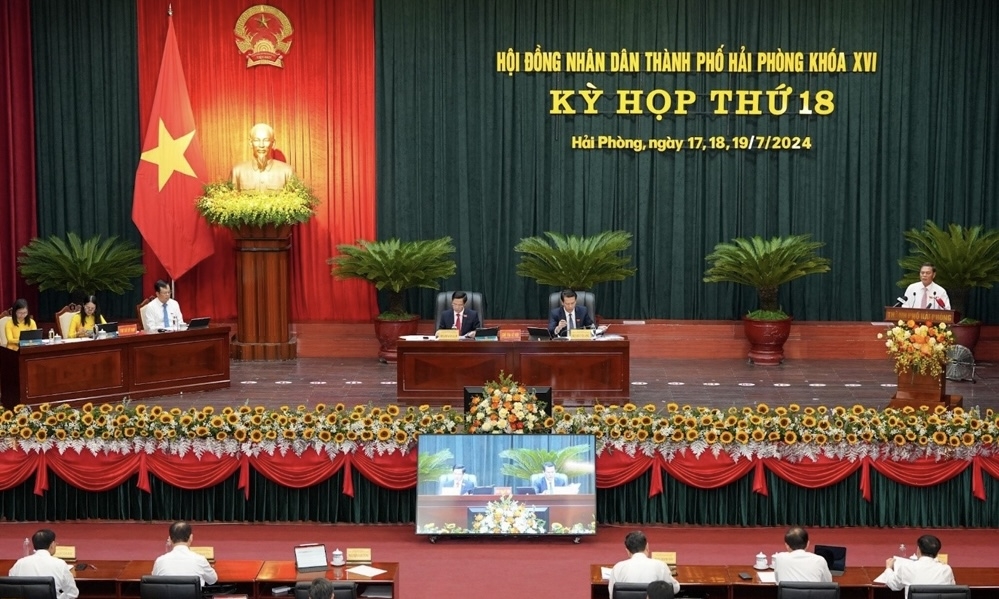 Khai mạc Kỳ họp thứ 18, HĐND thành phố Hải Phòng