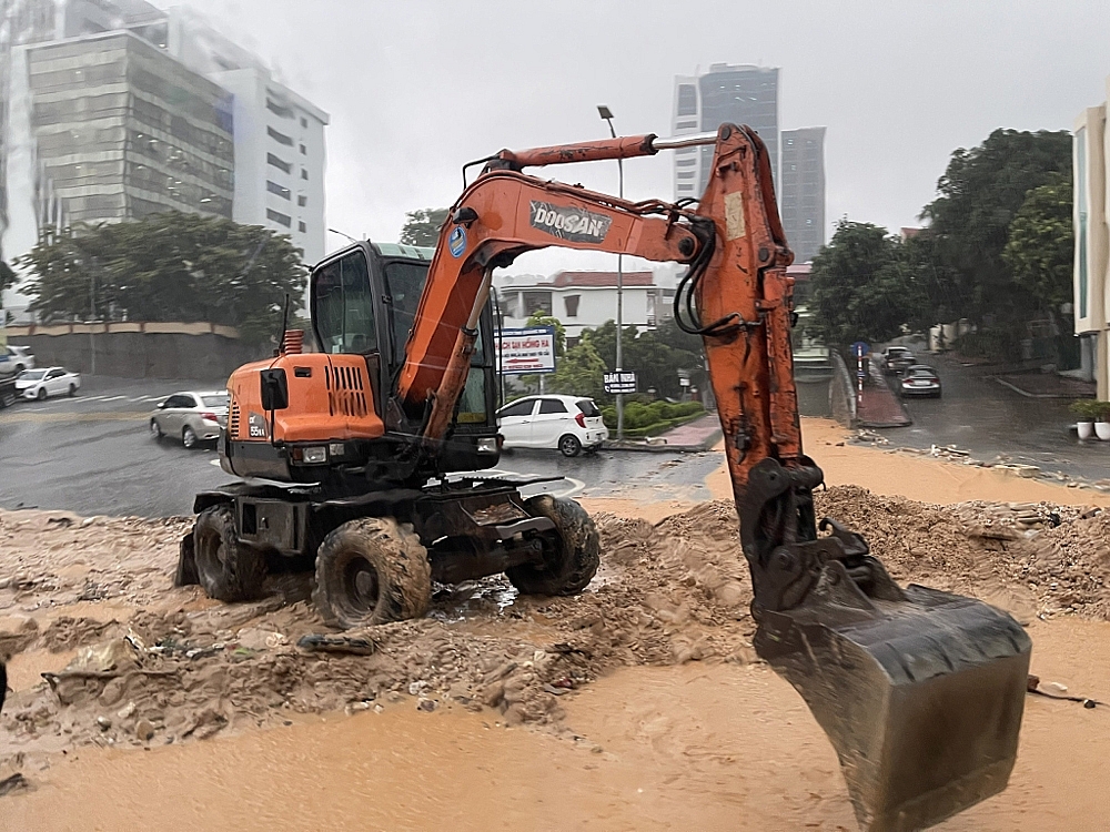 Hạ Long: Nhiều nơi ngập lụt do thiên tai