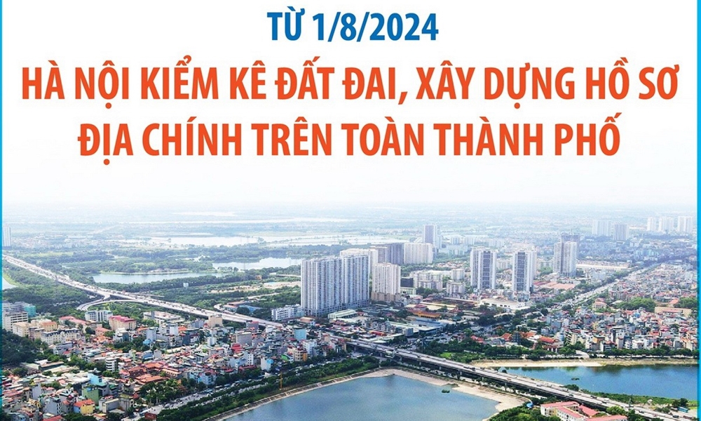 Hà Nội kiểm kê đất đai, xây dựng hồ sơ địa chính trên toàn thành phố